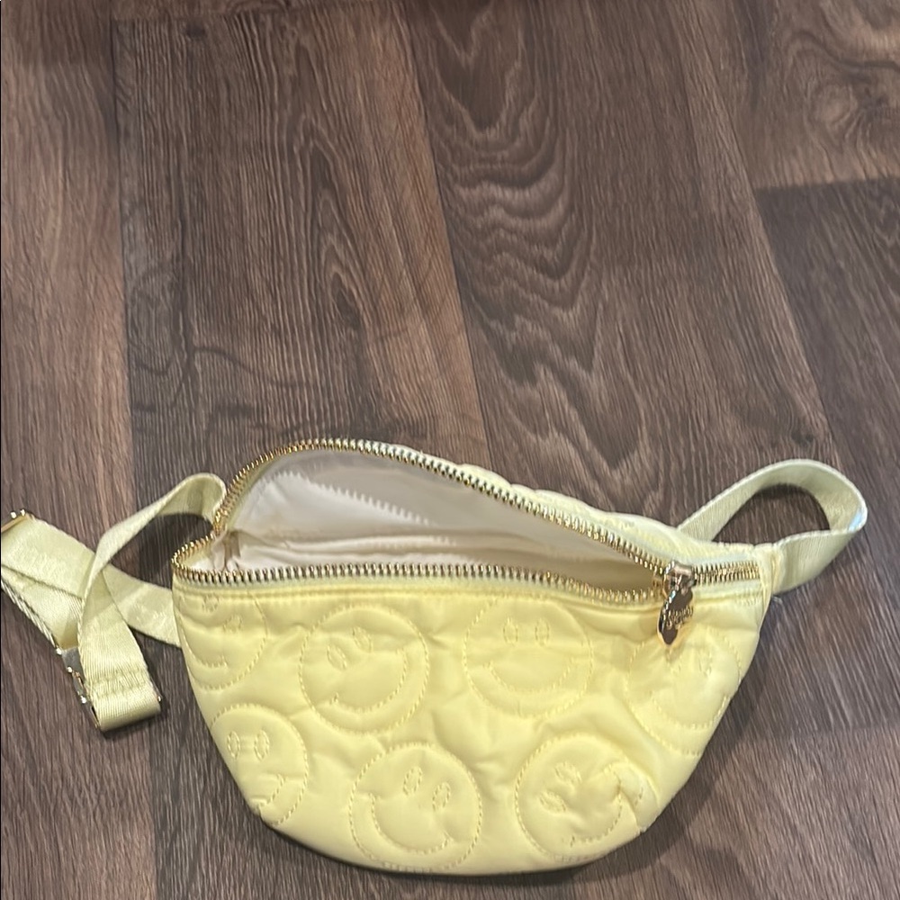 Stoney Clover Lane Yellow Quilted Crossbody Bag
